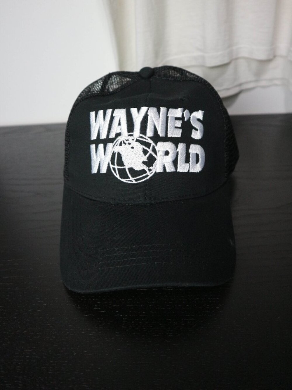 Waynes World Vintage Snapback hat Black